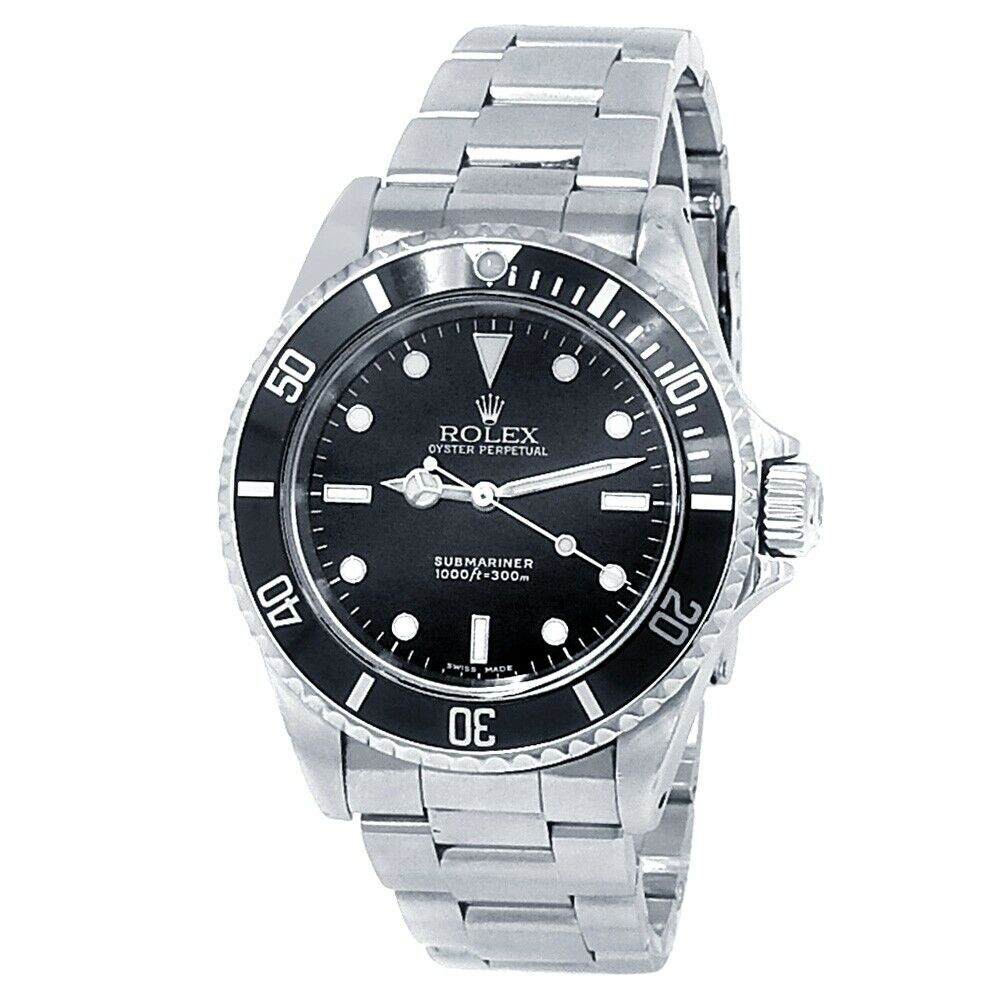 Rolex Submariner Stainless Steel Oyster Automatic Black Men's Watch