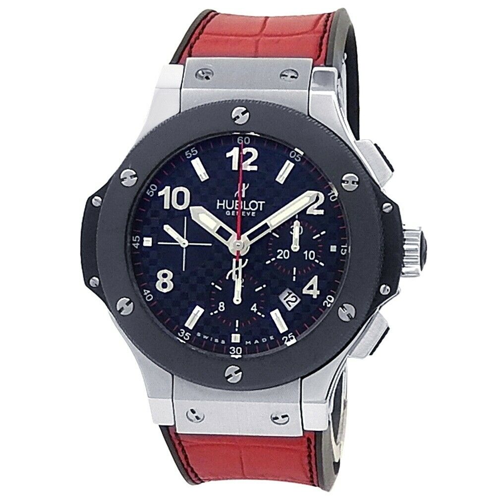 Hublot Big Bang Chronograph Stainless Steel Auto Black Men's Watch