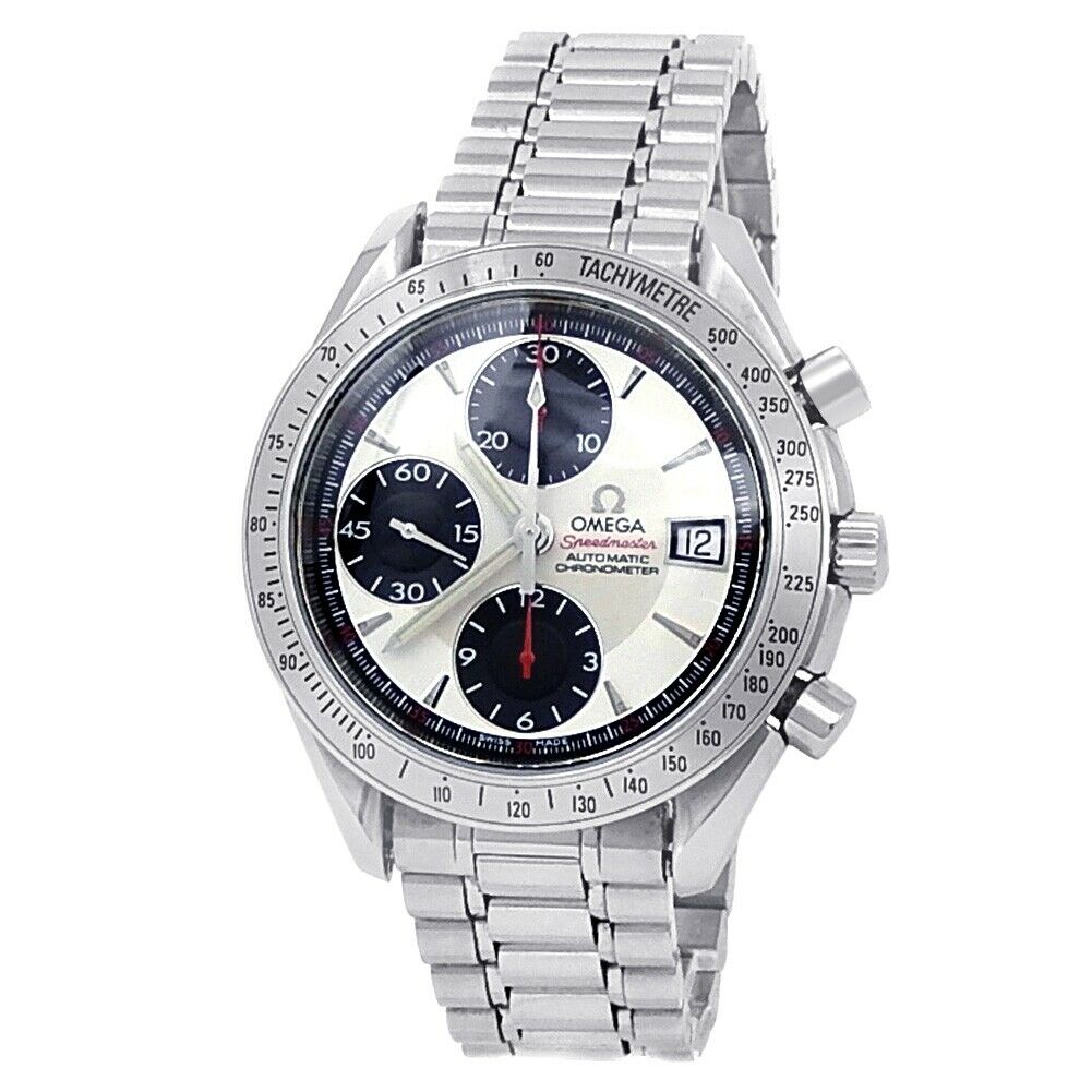 Omega Speedmaster Panda Stainless Steel Automatic Silver Men's Watch