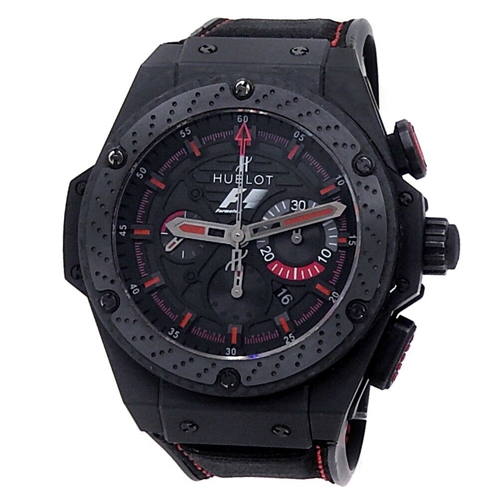 Hublot King Power F1 Ceramic Rubber Auto Black Men's Watch