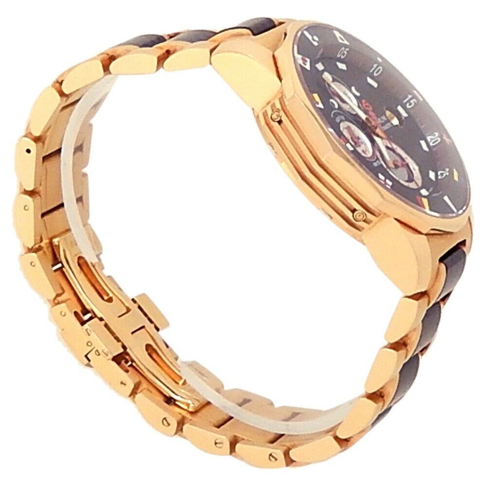 C110 CORUM Admiral's Cup デミK18 コンビメンズ腕時計 Corum Admiral's Cup 18k Rose Gold Automatic Black Men's Watch