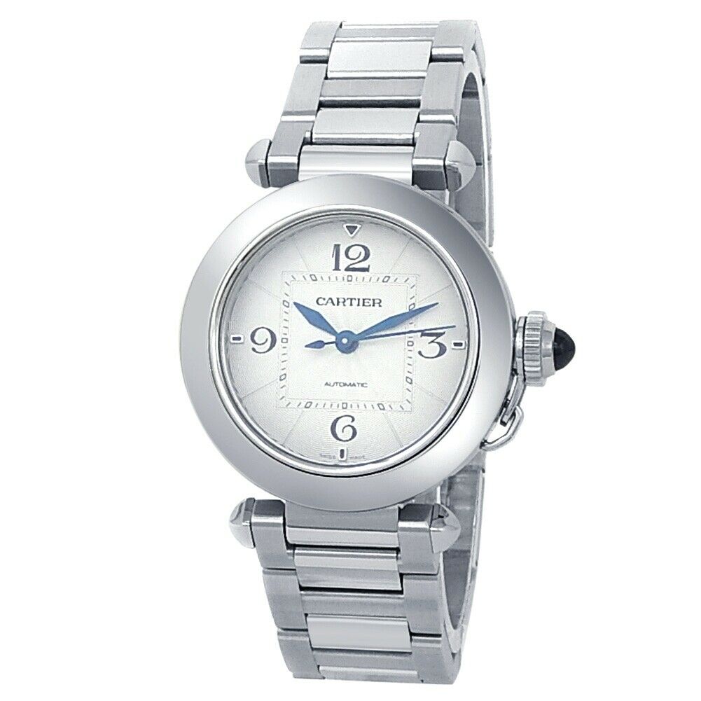 Cartier Pasha Stainless Steel Automatic Silver Ladies Watch