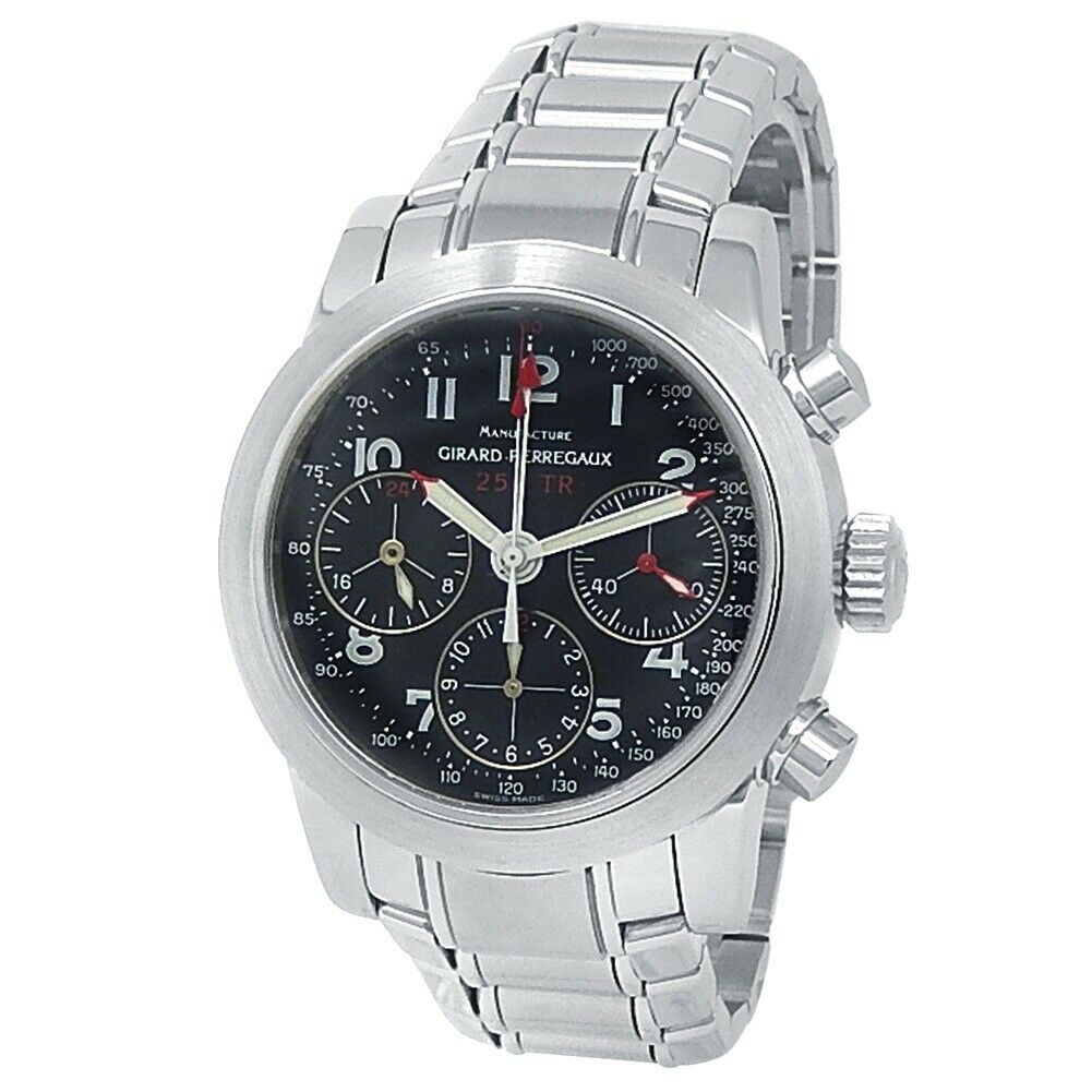 Girard Perregaux Ferrari TR Stainless Steel Automatic Black Men's Watch