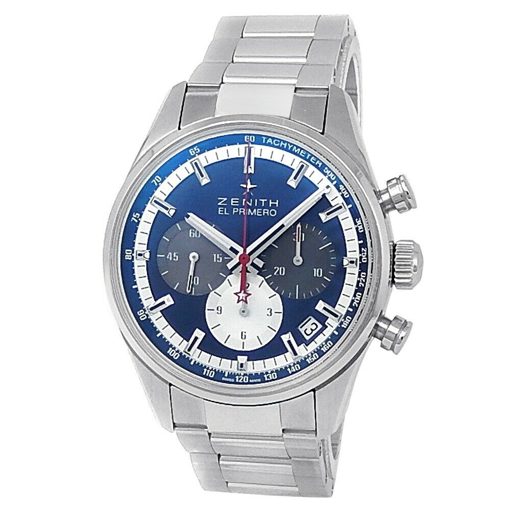 Zenith Chronomaster Stainless Steel Blue Men's Watch