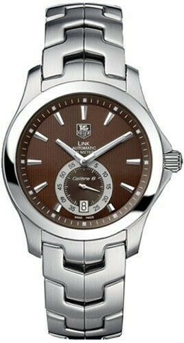 TAG HEUER LINK AUTOMATIC CALIBRE 6 MEN'S BROWN SWISS WATCH | TAG