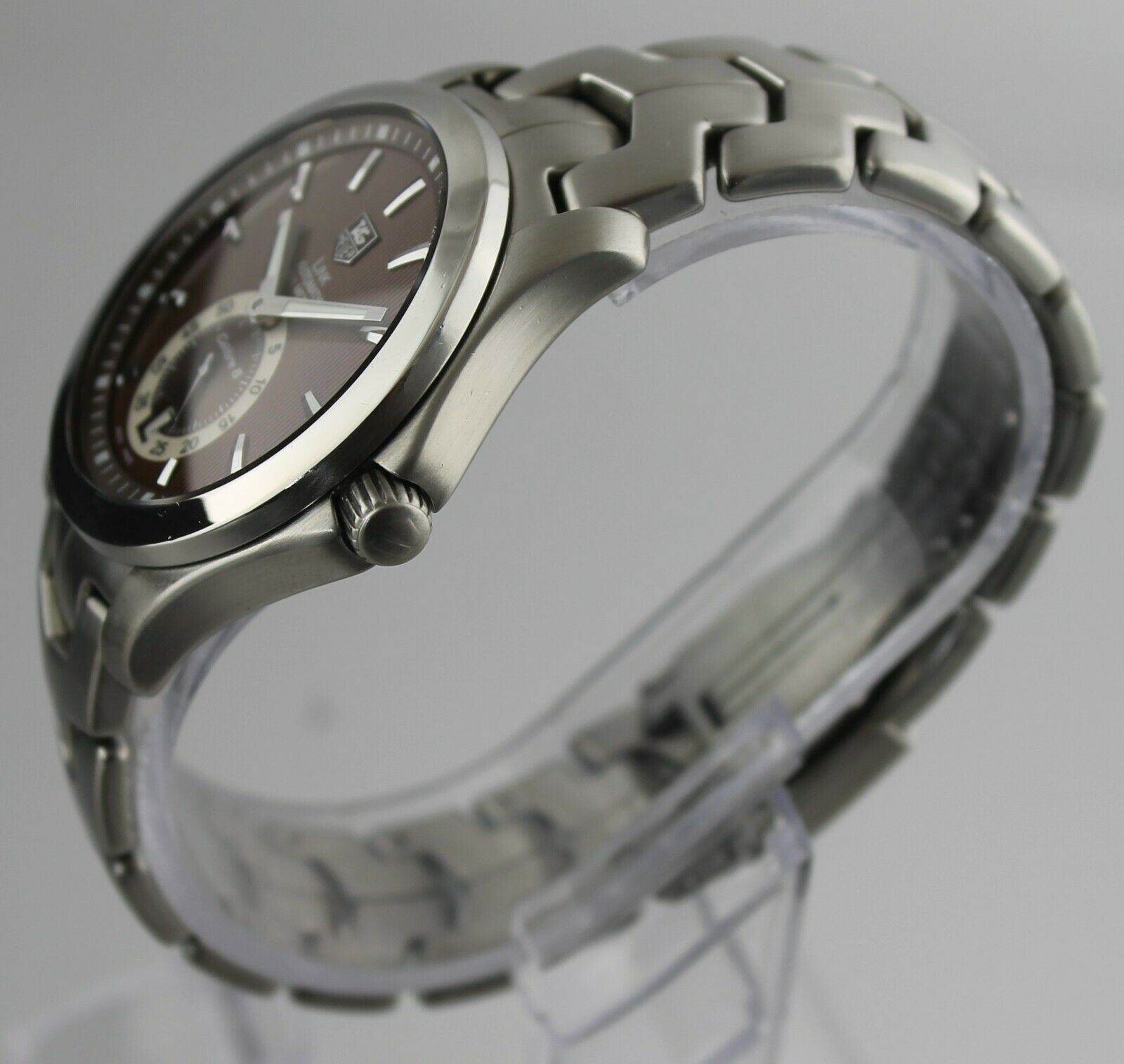 TAG HEUER LINK AUTOMATIC CALIBRE 6 MEN'S BROWN SWISS WATCH | TAG