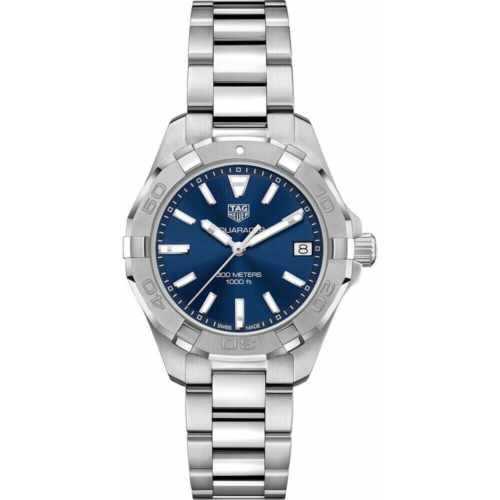 TAG HEUER LADIES AQUARACER WBD1312.BA0740 SWISS QUARTZ BLUE LUXURY WATCH