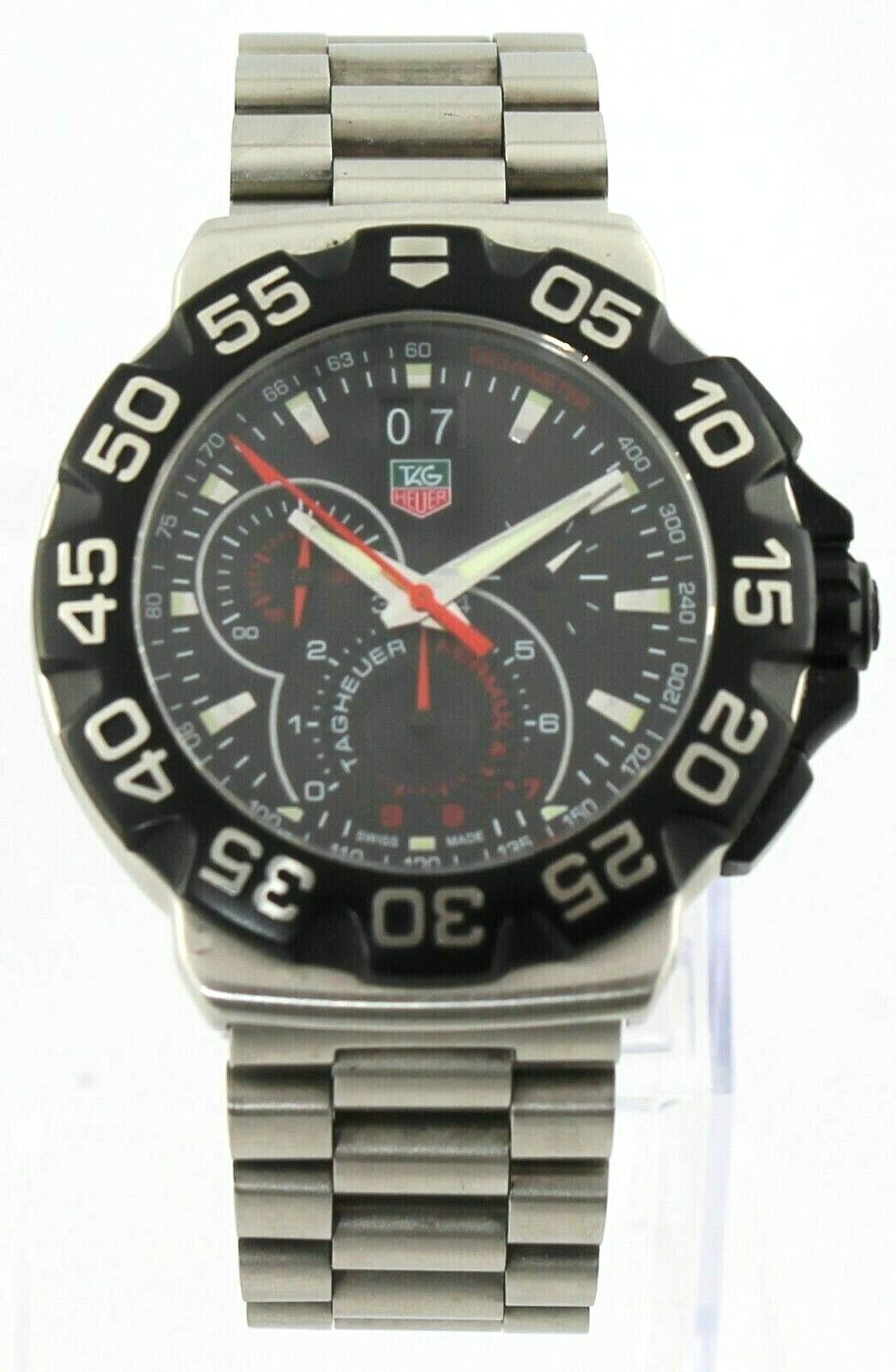 TAG HEUER FORMULA 1 CAH1010.BA0854 MENS QUARTZ CHRONOGRAPH GRANDE DATE WATCH