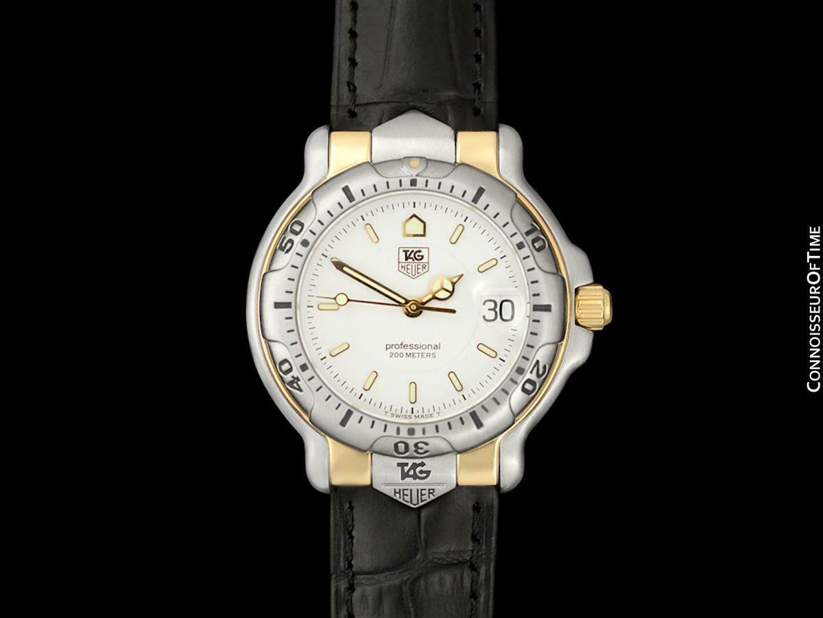 TAG Heuer Professional 6000 Mens Divers 18K Gold  SS Watch - Mint with Warranty