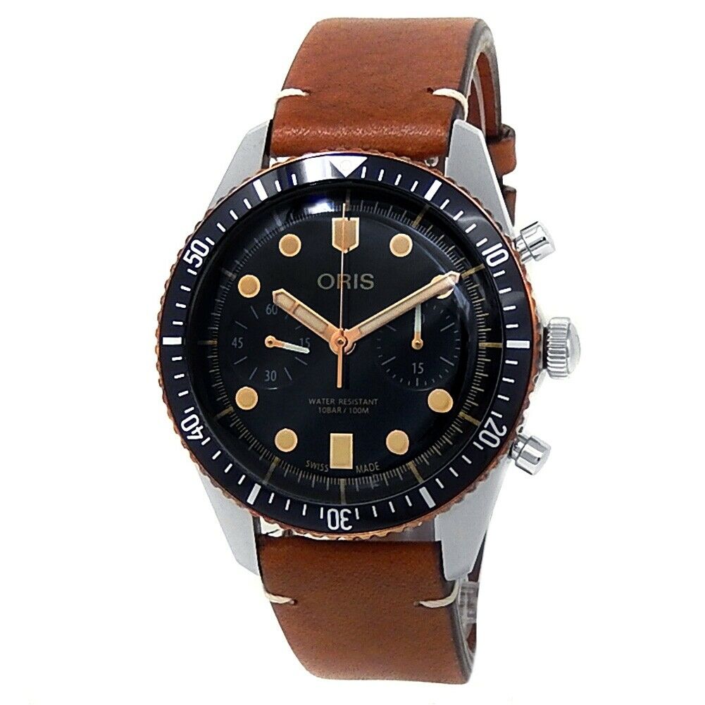 Oris Drivers Sixty-Five Stainless Steel Auto Black Men's Watch 01 771 7744 4354