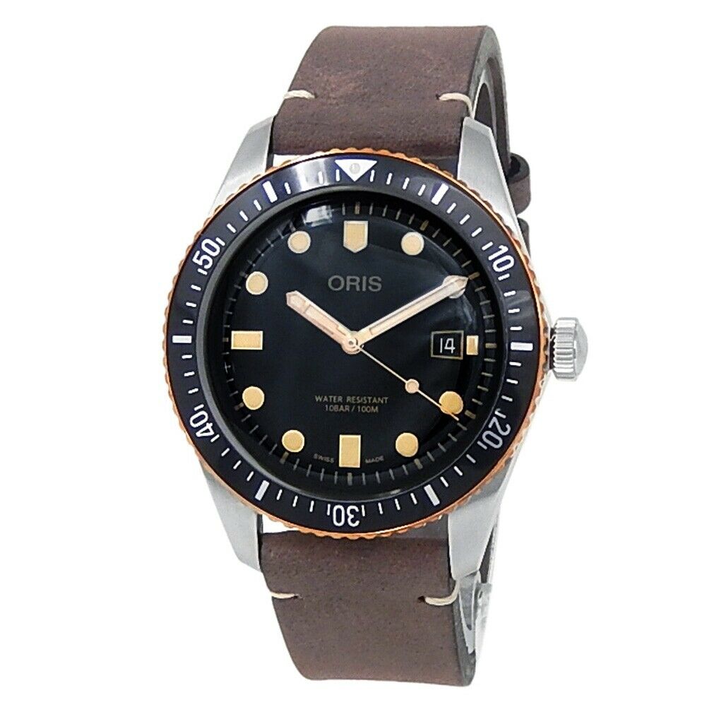 Oris Divers Sixty-Five Stainless Steel Auto Black Men's Watch 01 733 7720 4354