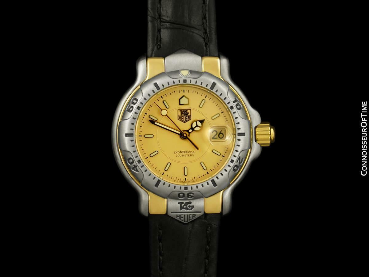 TAG HEUER PROFESSIONAL 6000 Ladies SS 18KGP Divers Watch - Mint,