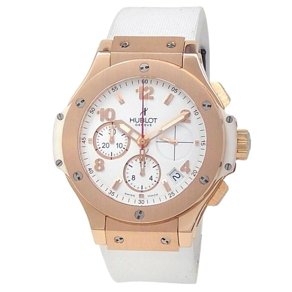 Hublot Big Bang Portocervo 18k Rose Gold Rubber White Men's Watch