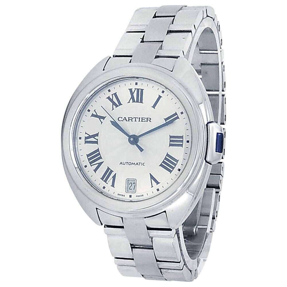 Cartier Cle de Cartier Stainless Steel Automatic Silver Ladies Watch