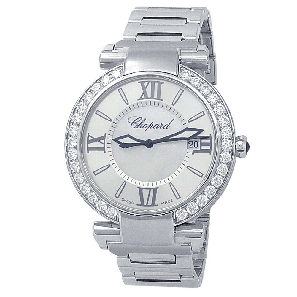 Chopard Imperiale Stainless Steel Auto Diamonds Silver Ladies Watch