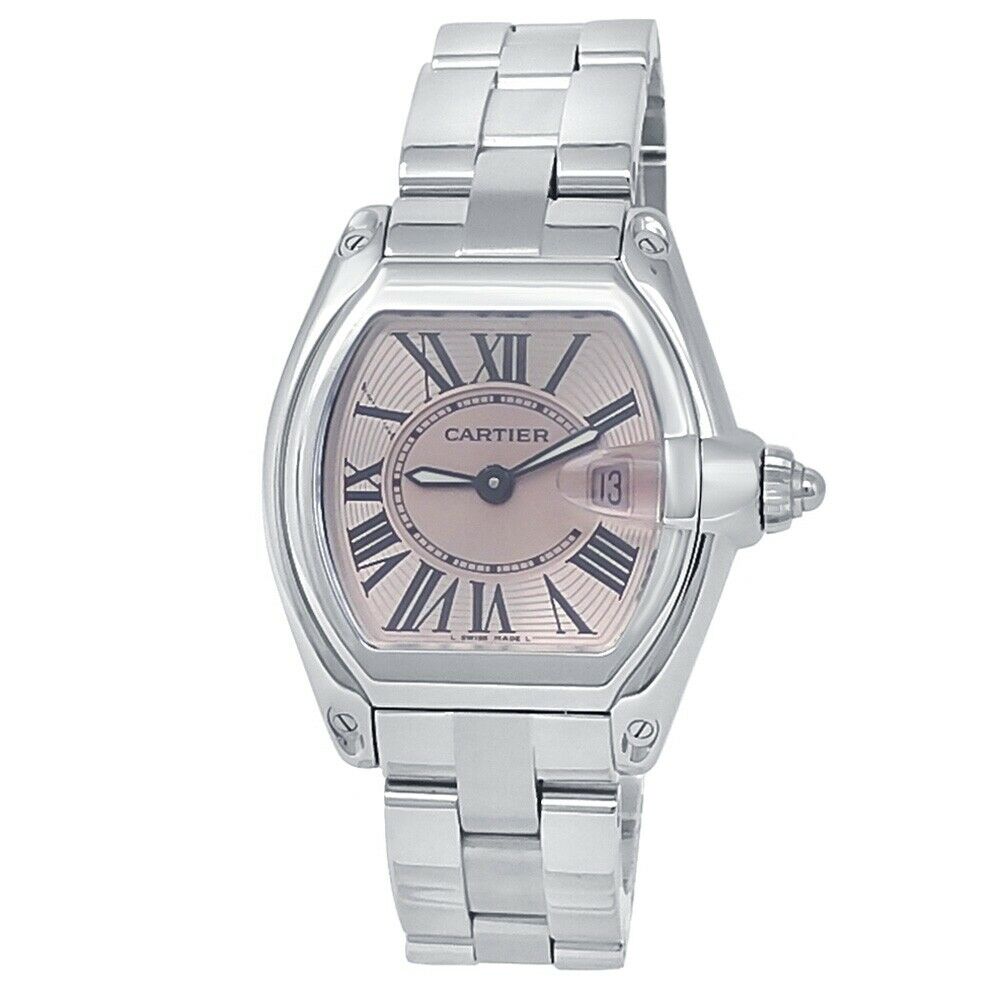 Rolex Roadster Stainless Steel Quartz Pink Ladies Watch W62017V3