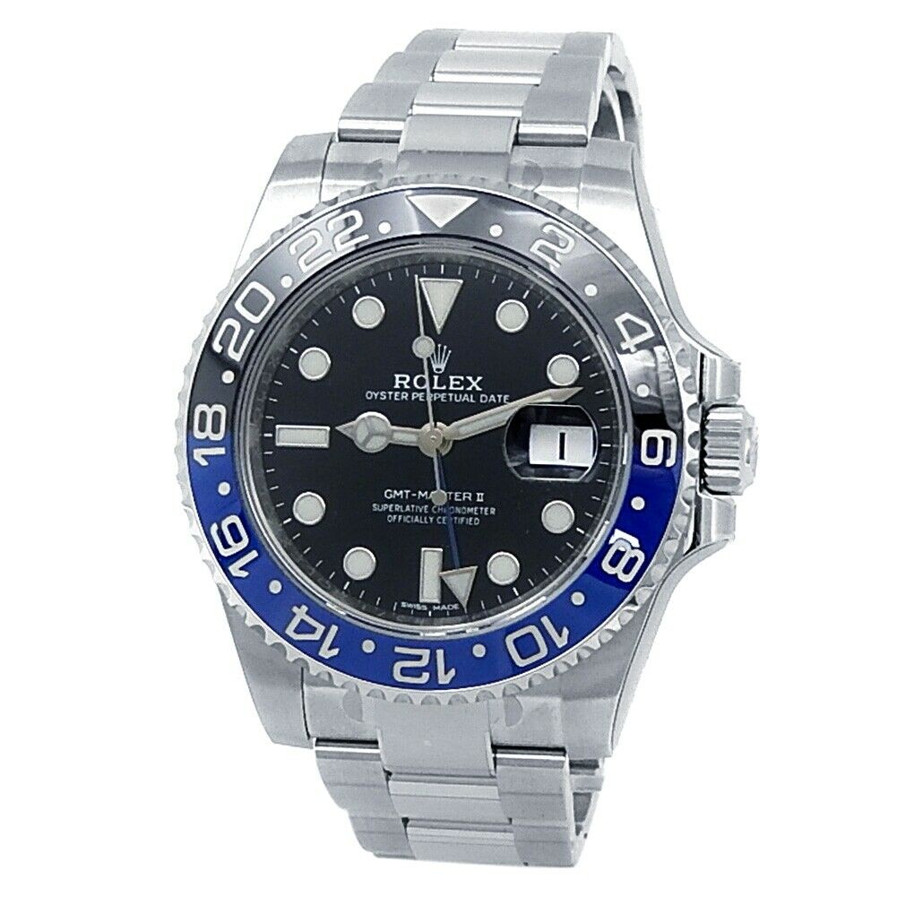 Rolex GMT-Master II Batman Stainless Steel Oyster Black Men's Watch