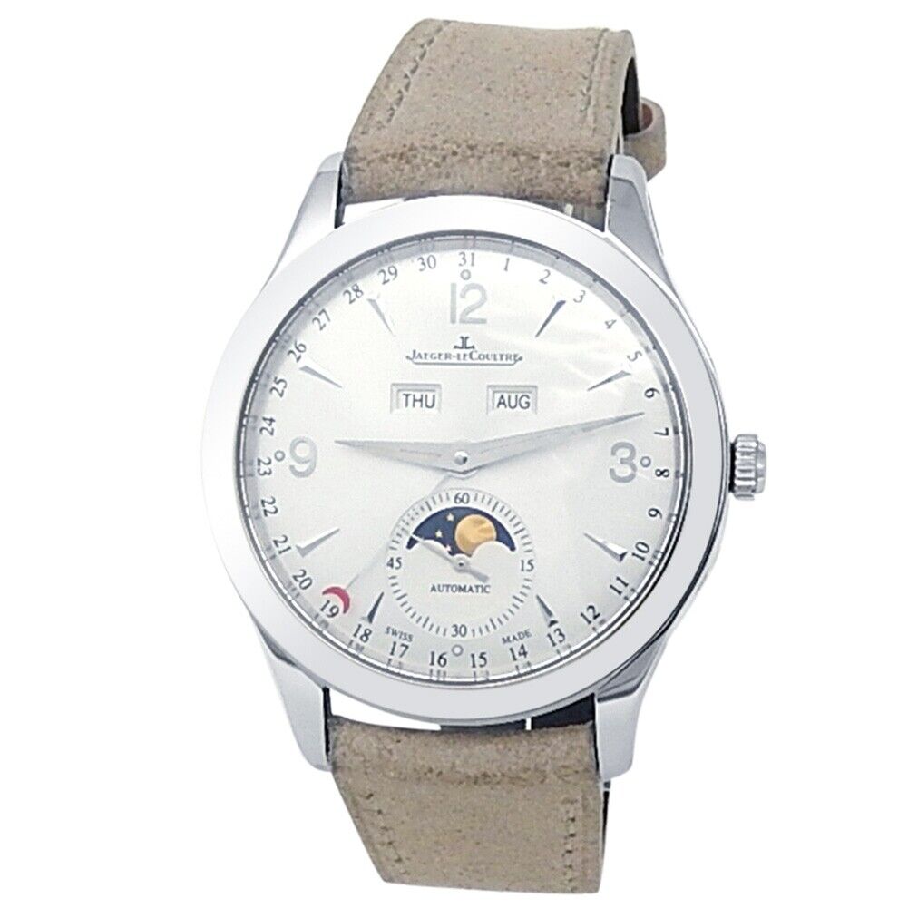 Jaeger-LeCoultre Master Control Calendar Stainless Steel Silver Watch