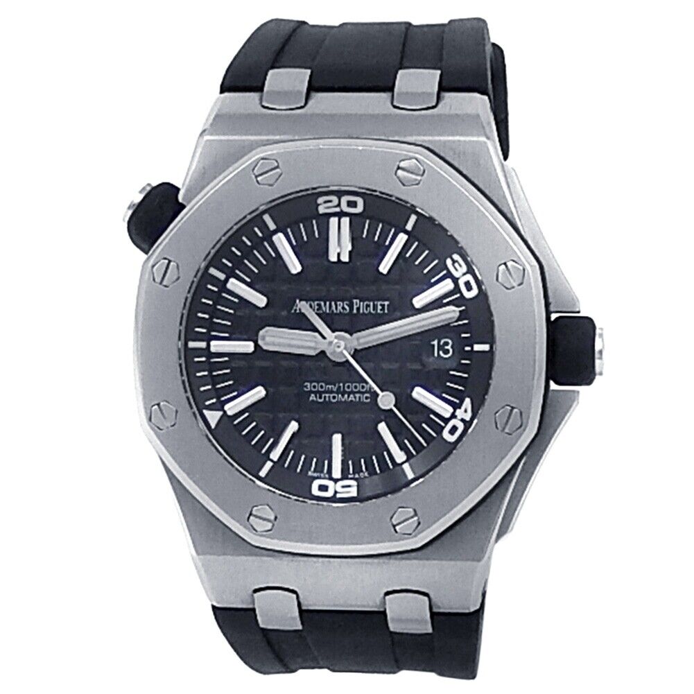 Audemars Piguet Royal Oak Stainless Steel Black Men's Watch