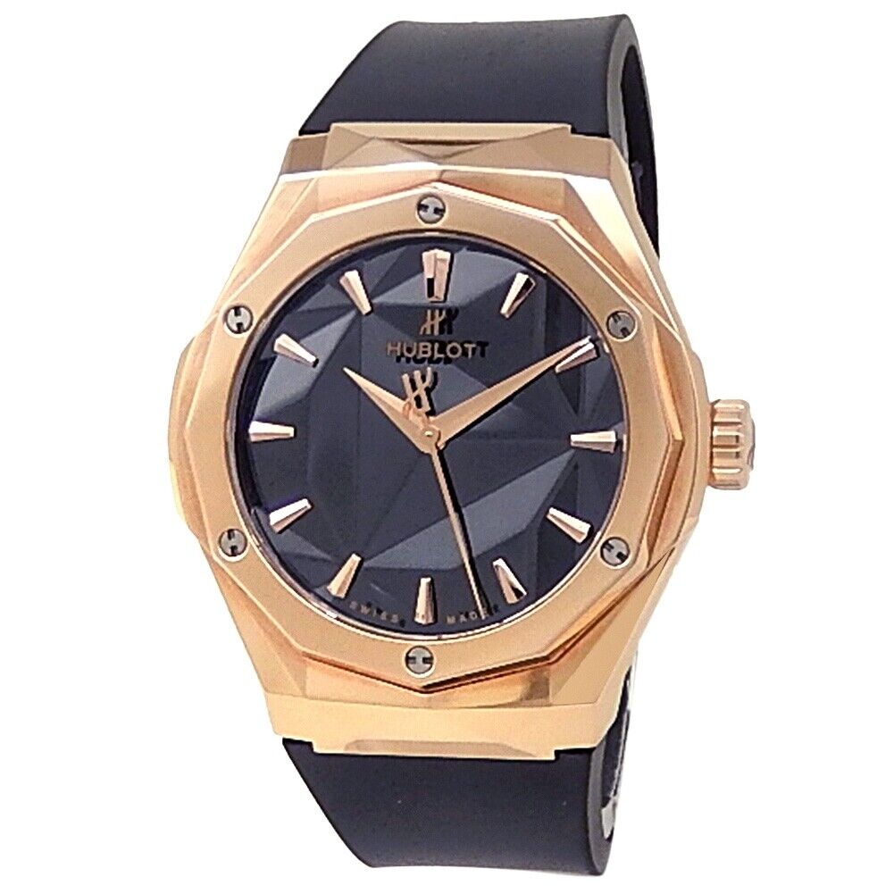 Hublot Classic Fusion Orlinski 18k Rose Gold Black Watch