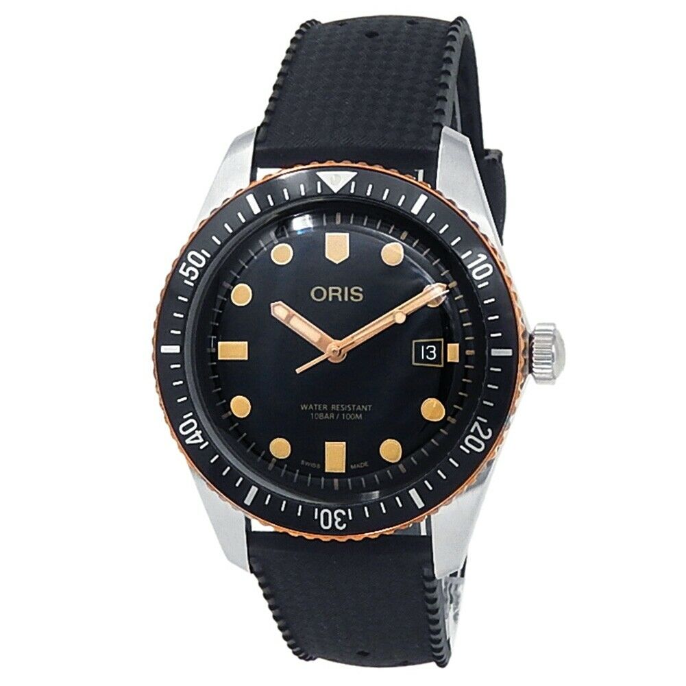 Oris Divers Sixty-Five Stainless Steel Auto Black Men's Watch 01 733 7720 4354