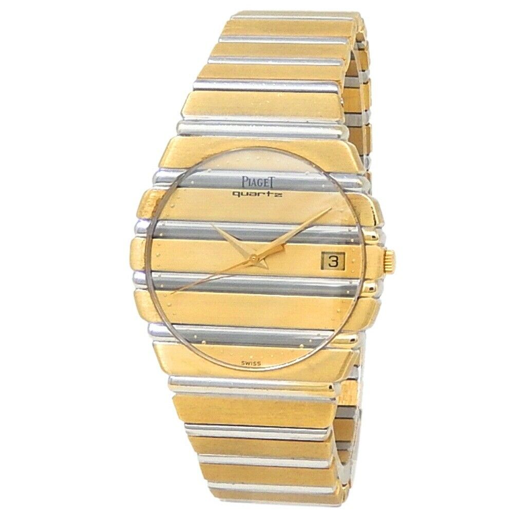 Piaget Polo 18k Yellow Gold 18k White Gold Quartz Men's Watch