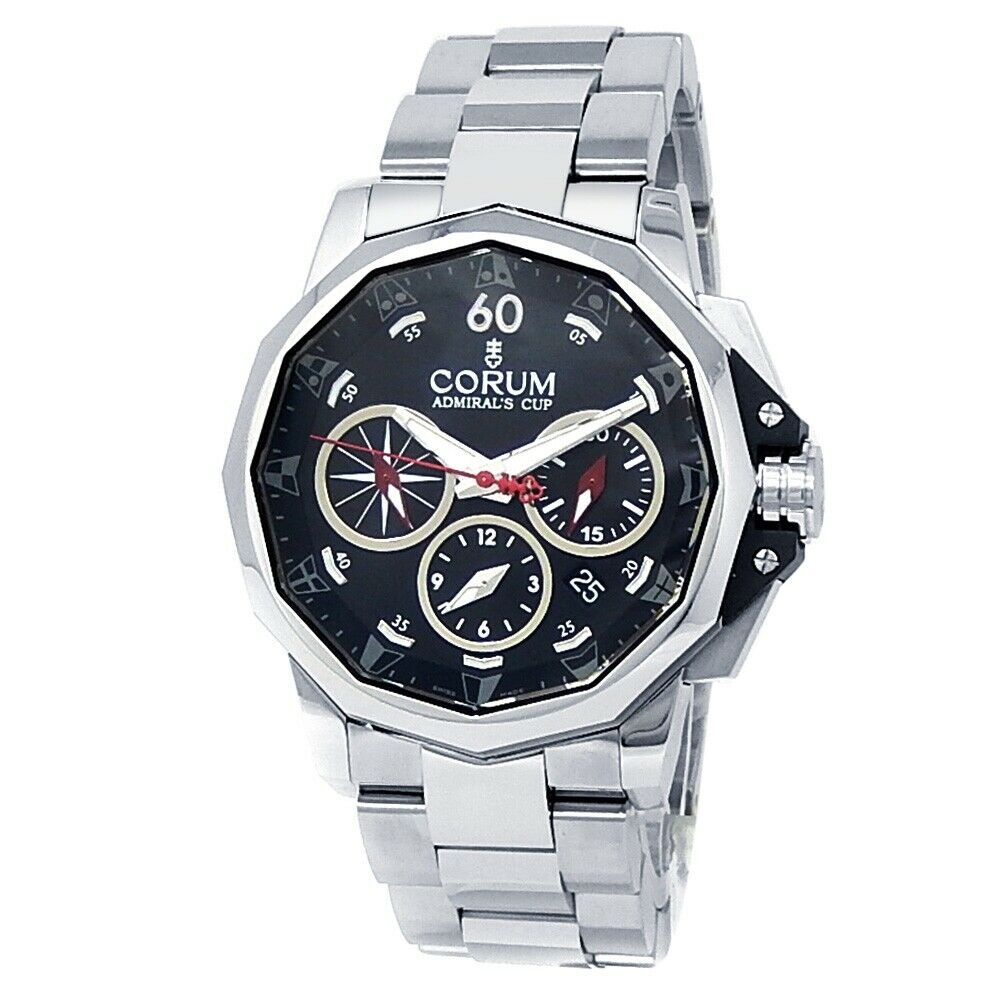 Corum Admiral's Cup Stainless Steel Automatic Black Men's Watch
