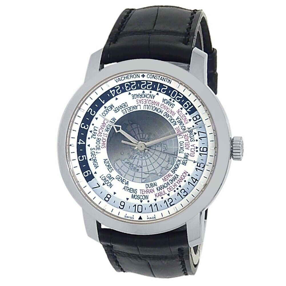 Vacheron Constantin Traditionnelle 18k White Gold Auto Men Watch