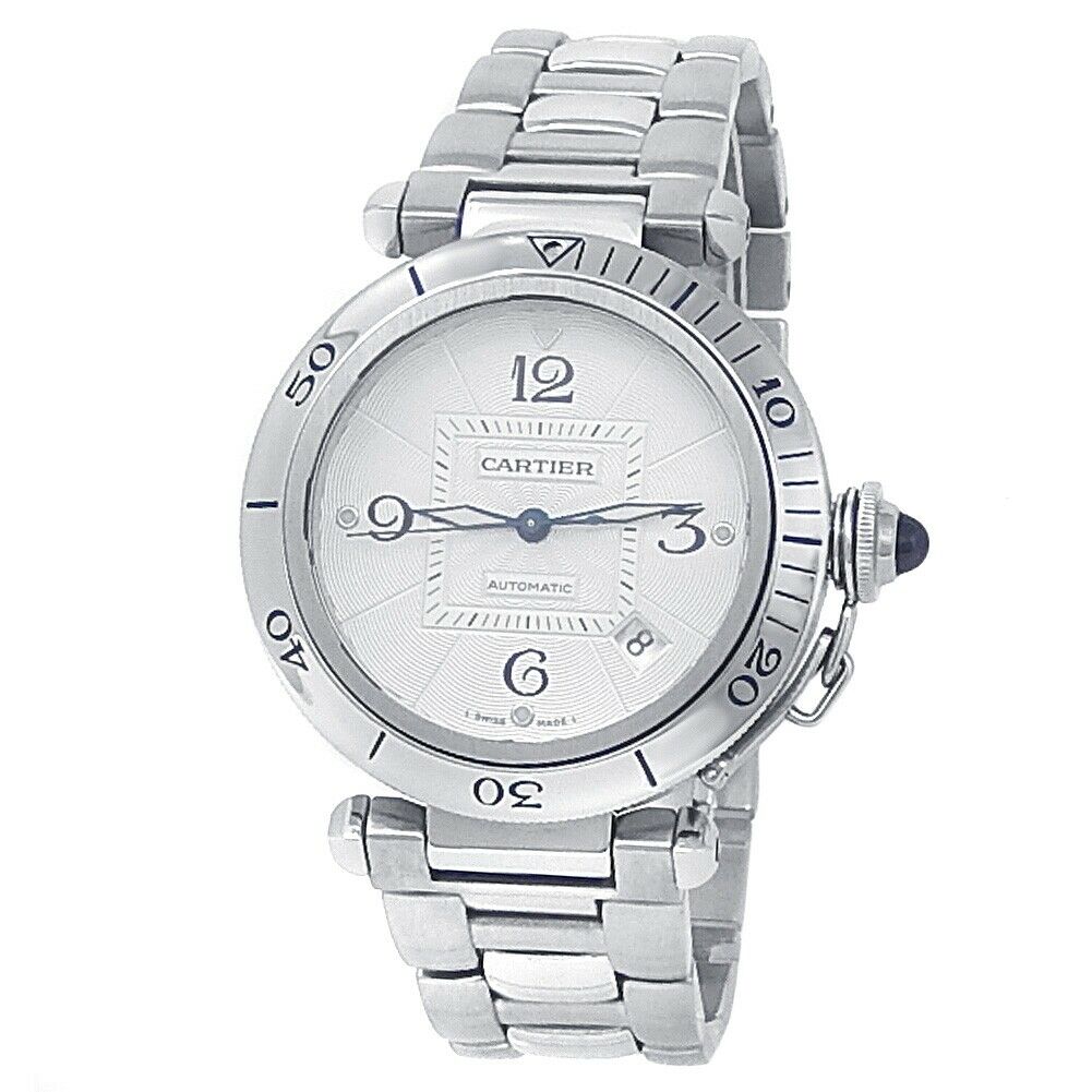Cartier Pasha Stainless Steel Automatic Silver Men's Watch