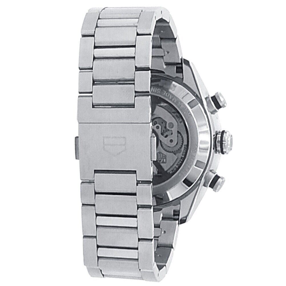 Tag Heuer Carrera Chronograph Stainless Steel Black Men's Watch CBN2A1B.BA0643