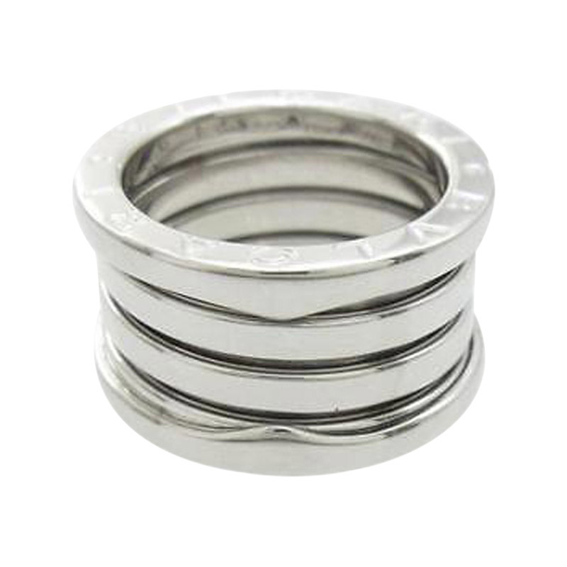 Bulgari B zero1 750 White Gold Band Ring 