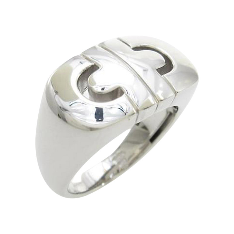 Bulgari 750 White Gold Parenteshi Ring 