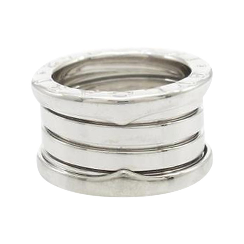 Bulgari 750 White Gold B zero1 Band Ring 