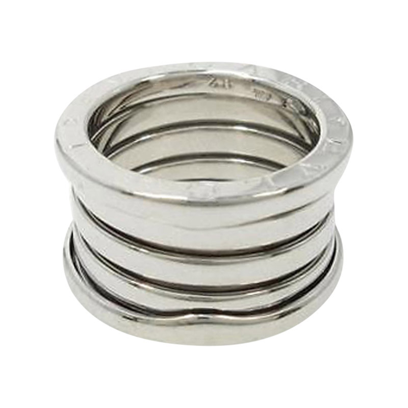 Bulgari B zero1 750 White Gold Band Ring 