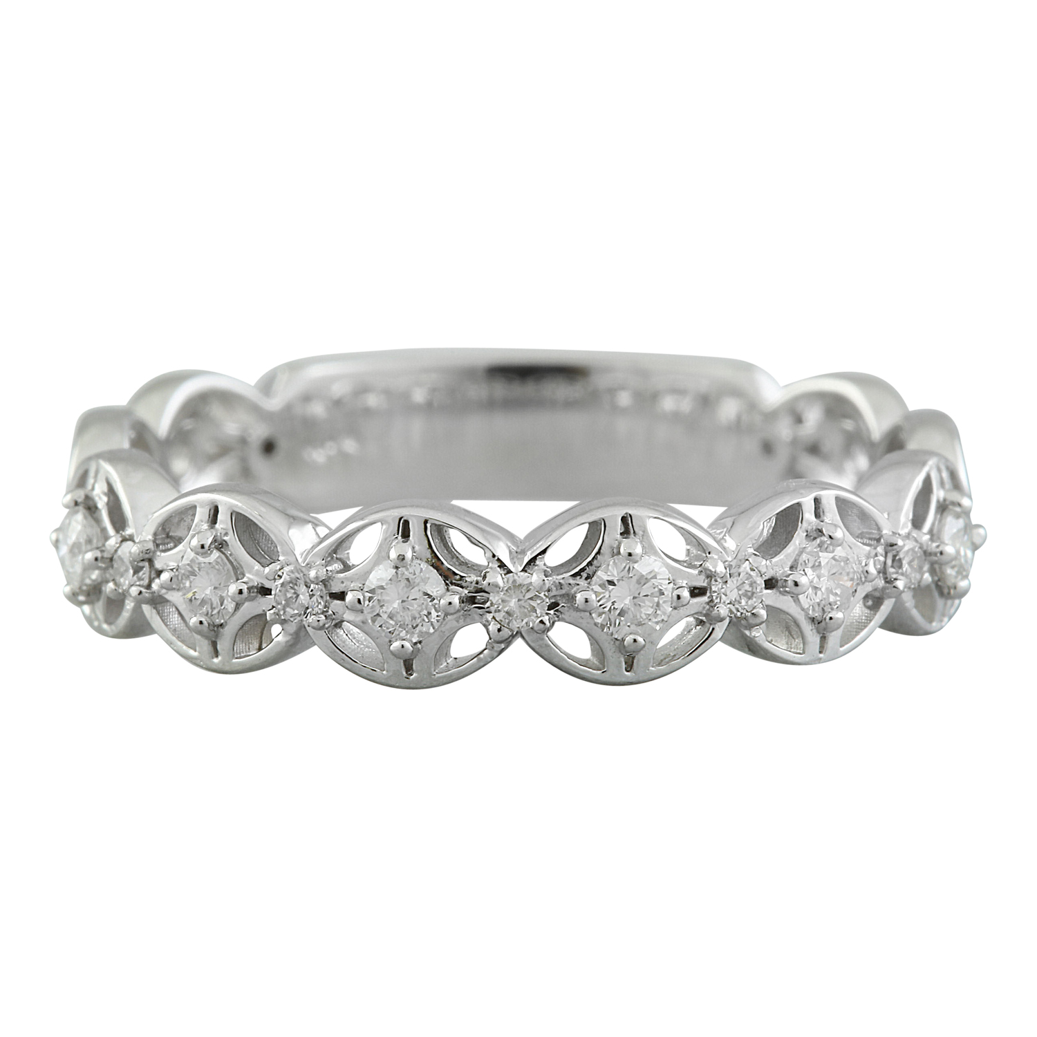 0.25 Carat 14K White Gold Diamond Ring
