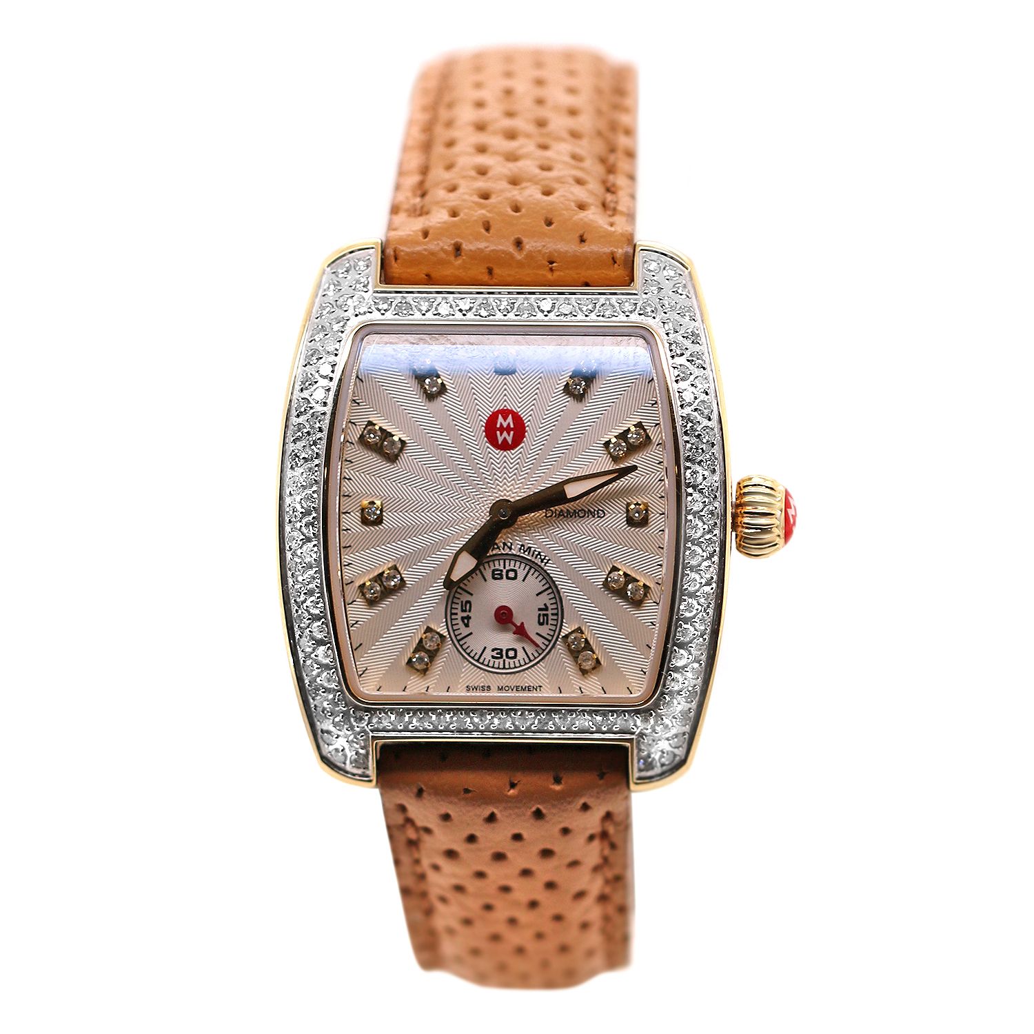 Michele Urban Mini Diamond Dial Watch