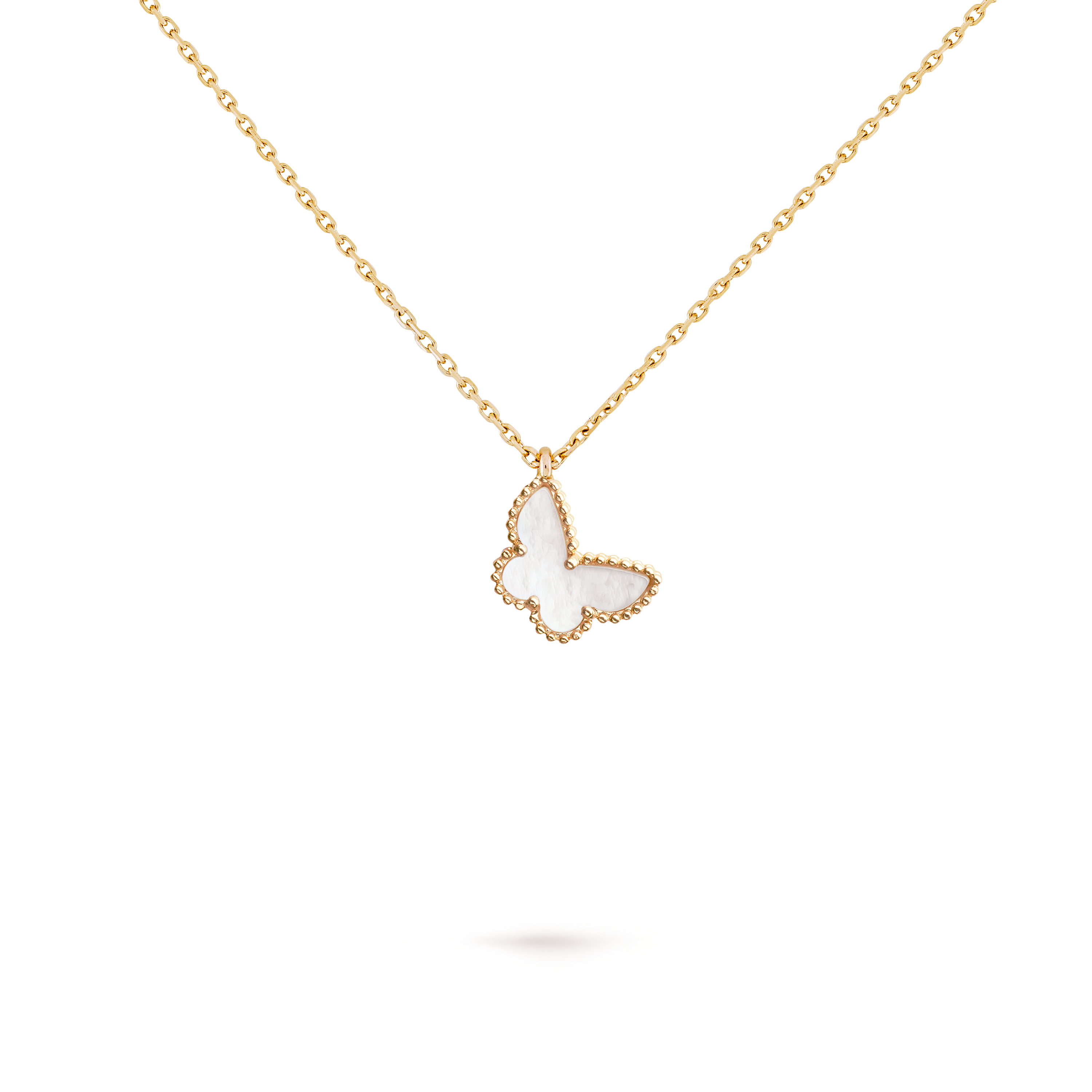  Van Cleef  Arpels Sweet Alhambra Butterflies Pendant MOP
