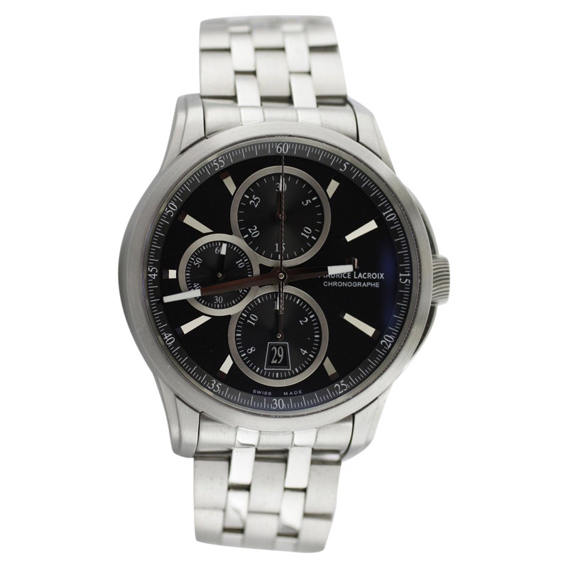 Maurice Lacroix Pontos Chronograph Stainless Steel Bracelet Watch