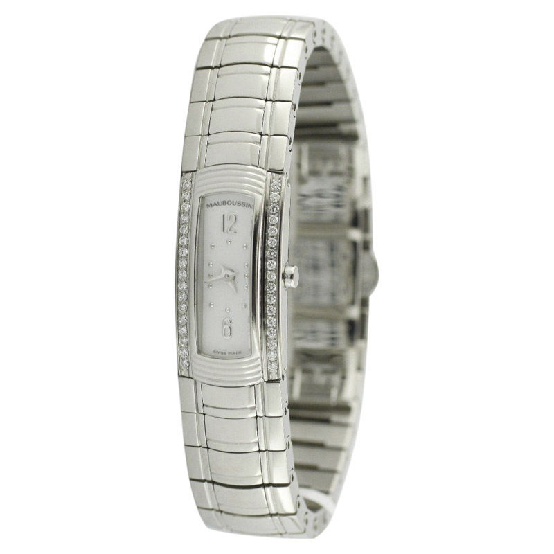 Mauboussin R68601 Stainless Steel wDiamond Quartz 13.5mm Unisex Watch