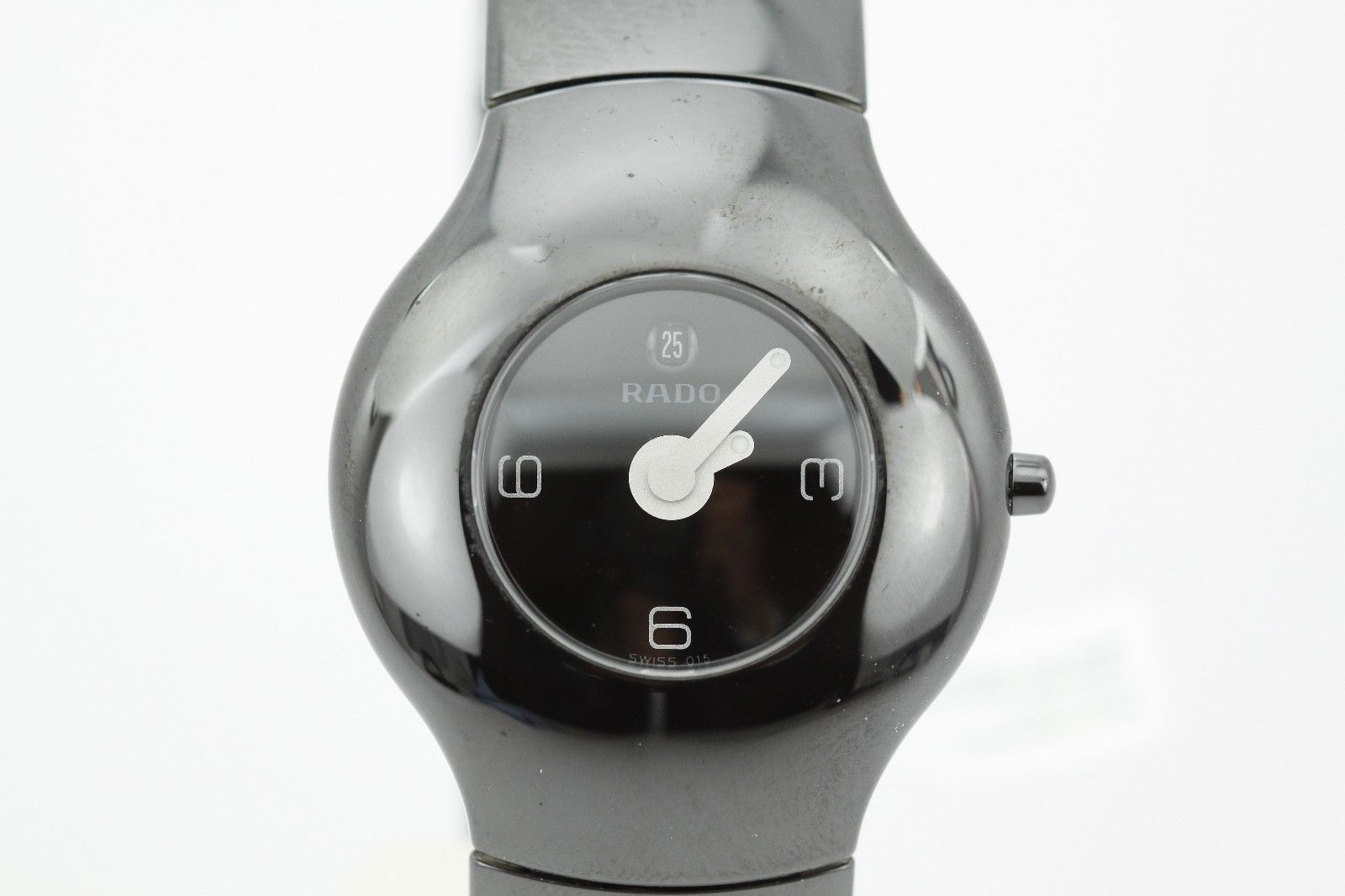 Rado Xeramo 160.0453.3 High Tech Ceramic Black Dial Quartz 37mm 