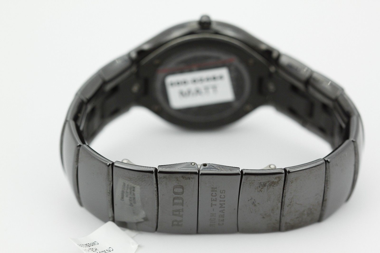 Rado Xeramo 160.0453.3 High Tech Ceramic Black Dial Quartz 37mm 