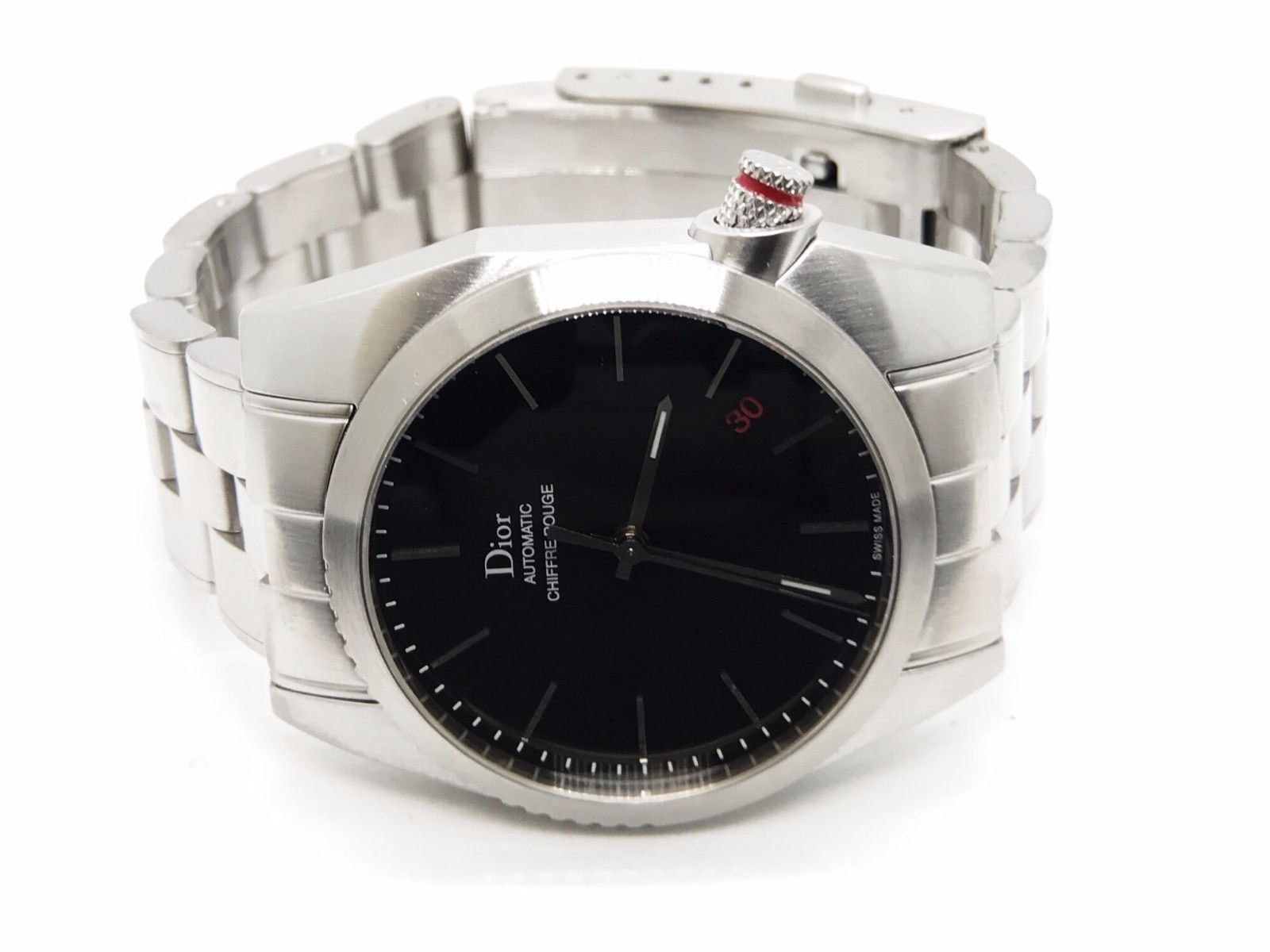 Dior Homme Paris Chiffre Rouge EG2978 Stainless Steel Automatic