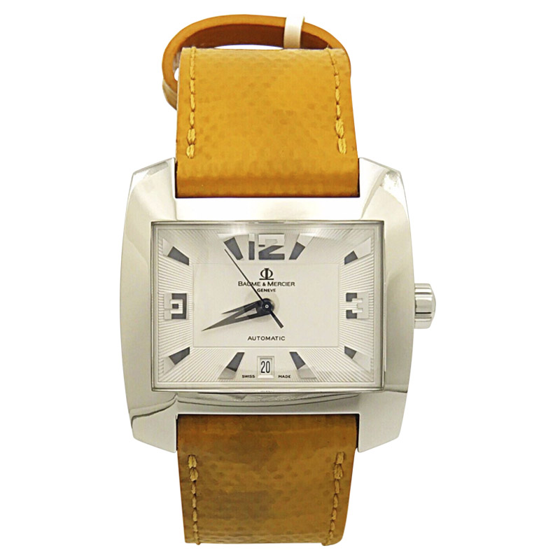 Baume  Mercier Hampton Stainless Steel  Silver Dial 37.5mm Unisex Watch