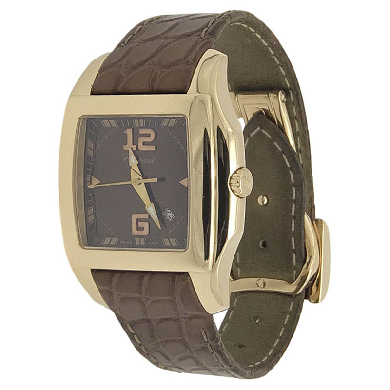 Chopard Two O Ten 127468-5003 18K Rose Gold  Brown Dial 29mm Unisex Watch