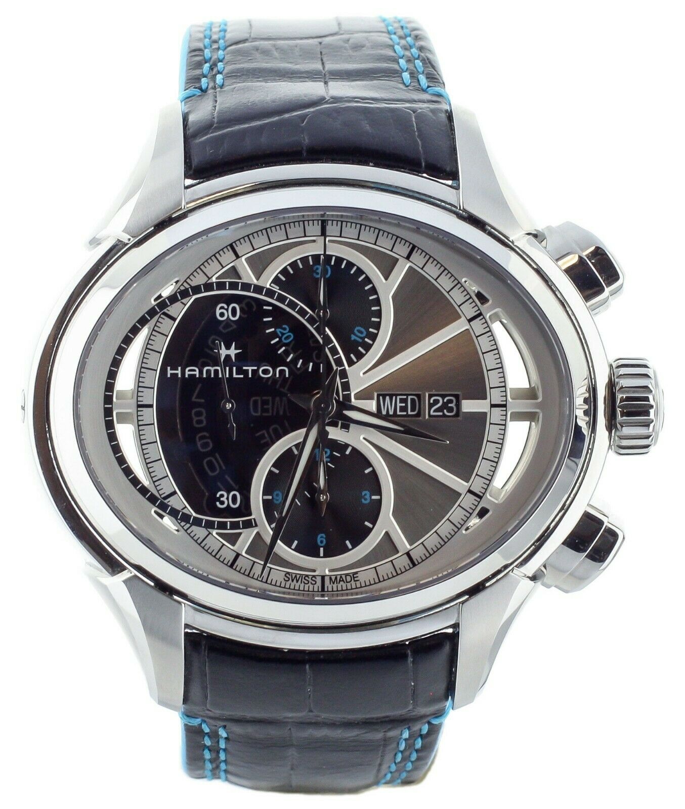 Hamilton Jazzmaster Face 2 Face II Silver Dial Automatic H32866781