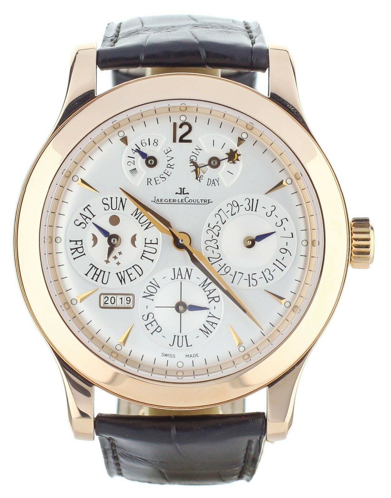 Jaeger LeCoultre 146.2.26.S Master Control Perpetual Calendar Rose Gold 42mm