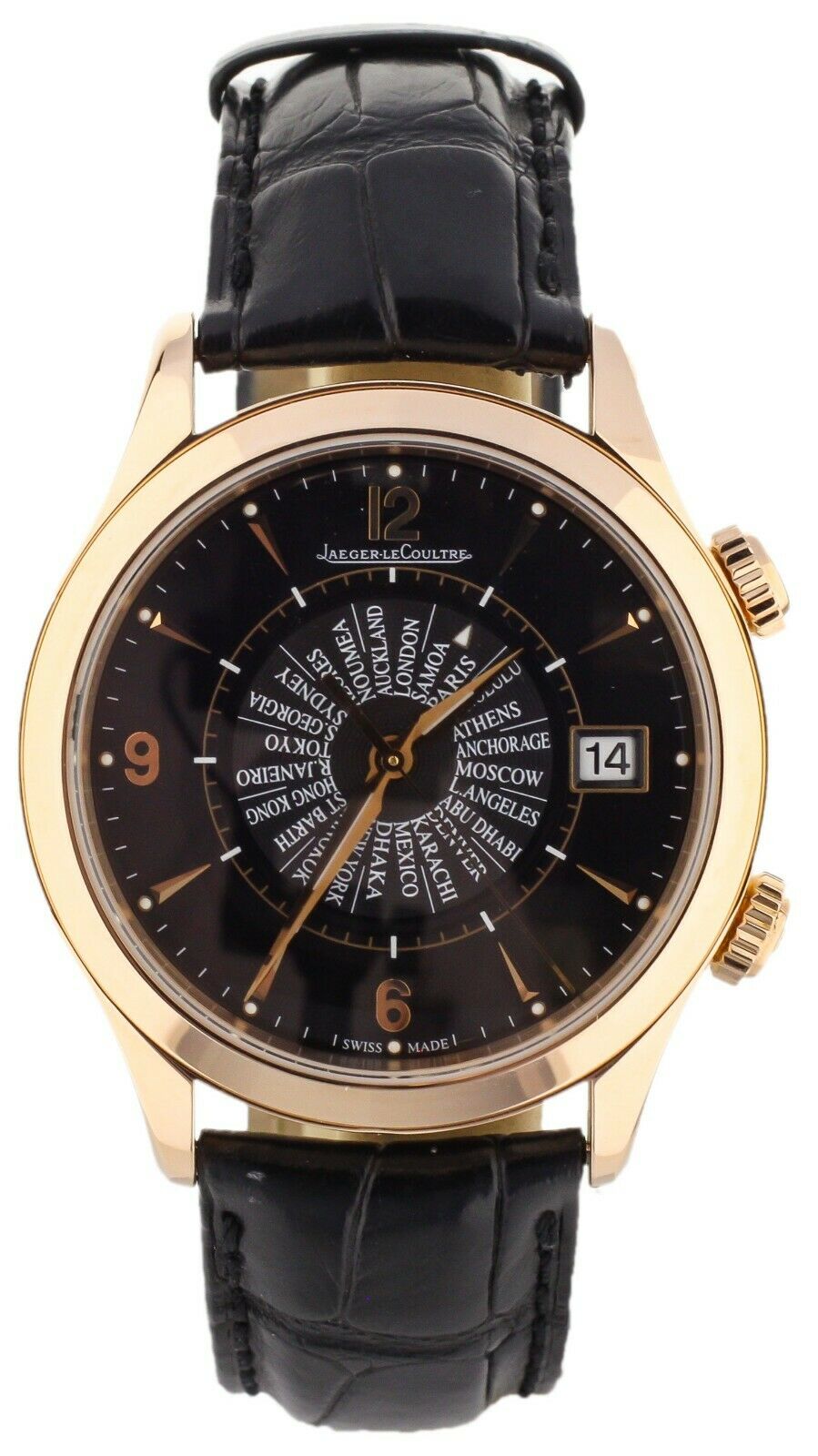 Jaeger LeCoultre Memovox International 18K Rose L.E. 226/250 40mm Ref: 174.2.96 