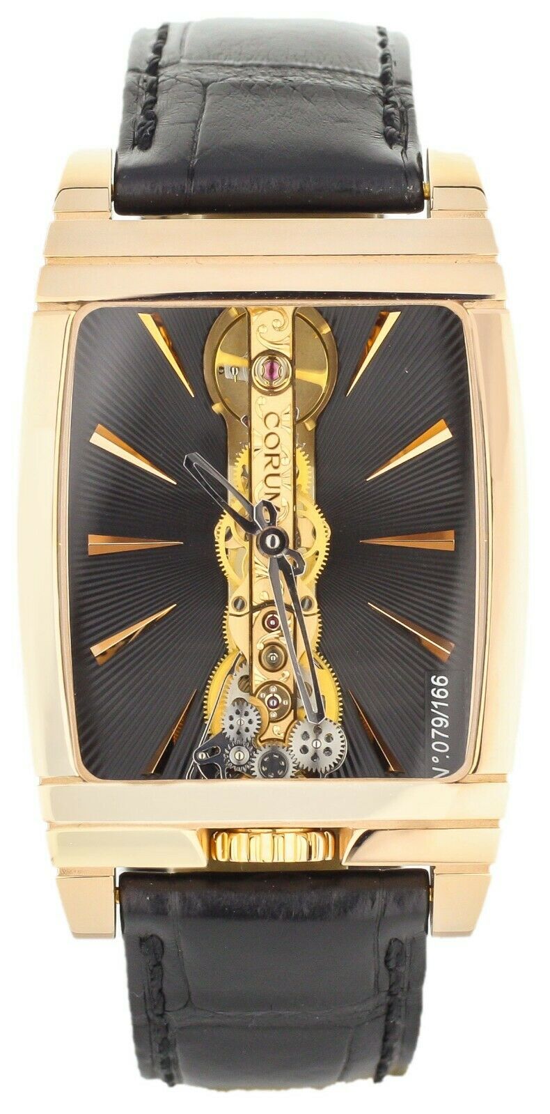 CORUM GOLDEN BRIDGE BLACK BATON 113.770.55/0001 GN01 Complete