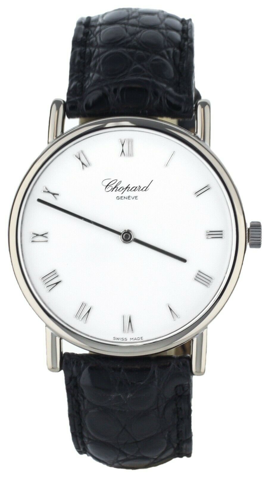  CHOPARD WHITE GOLD 987 LUS MANUAL WIND WATCH 34MM COMPLETE SET