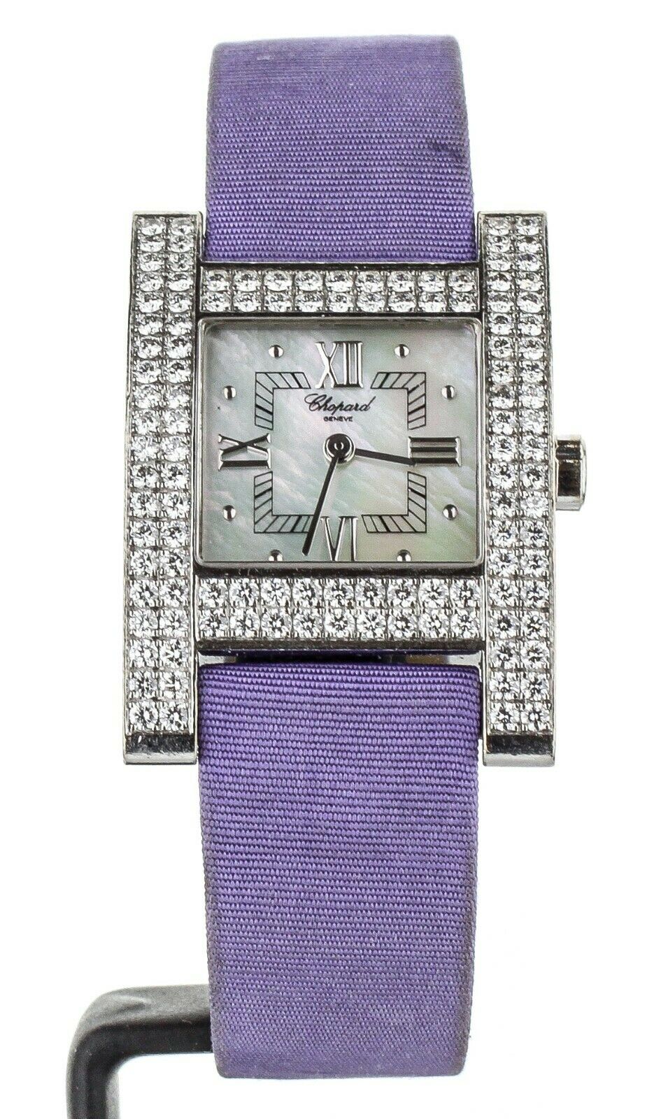 chopard Your Hour Mother of Pearl Diamond White Gold 36x24mm 13/6818 Full Set